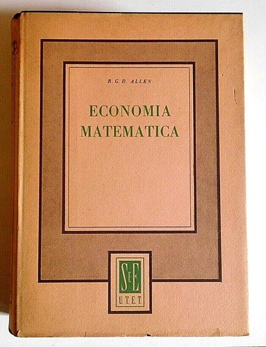 Economia matematica g - economia, r.g.d