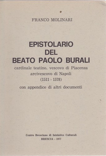 Epistolario del beato paolo - "epistolario,