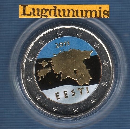Estonie 2011 euro couleur - estonie,