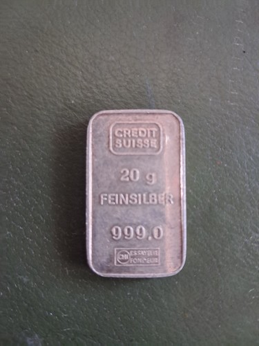 Lingotto argento 999 credit - argento,
