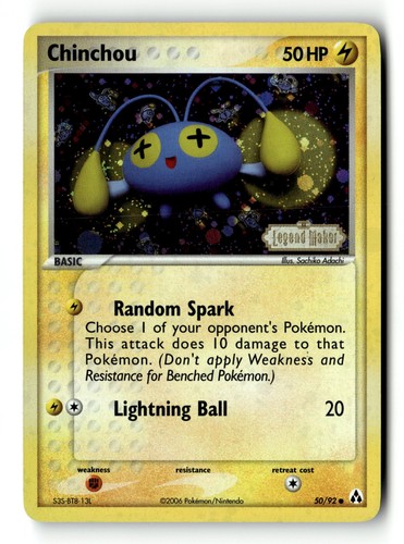 Pokemon card chinchou reverse - pokemon,