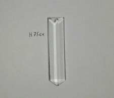 Goccia Vetro-Cristallo Per Ricambio Restauro Lampadari Antichi, h.7,5  Spada #8