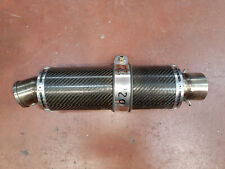 Silenziatore in carbonio per moto 600/1000cc