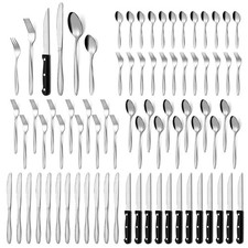 Set posate acciaio inox 72