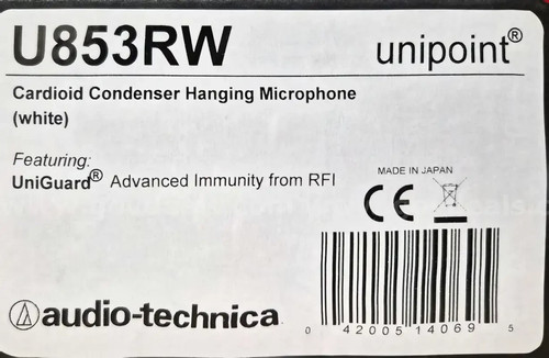 Audio technica u853rw - audio-technica,