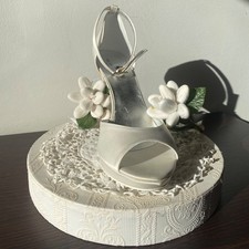 Scarpa da sposa in raso