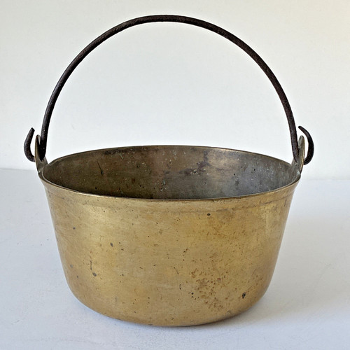 Pentola vintage ottone - vintage, con