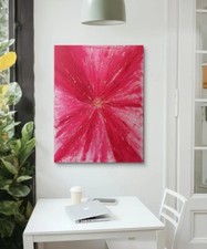 Quadro Moderno Dipinto A Mano Astratto Oro Minimal Materico Elgante