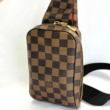Borsa a tracolla Louis Vuitton Geronimos Damier Ebène N51994