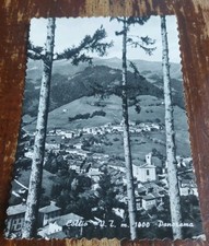 CARTOLINA D'EPOCA ORIGINALE BRESCIA PROVINCIA COLLIO VAL TROMPIA PANORAMA