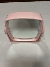 Vtg pink makeup Mirror