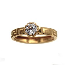 Anello Solitario Oro 18k 750