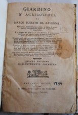 LIBRI ANTICHI "Giardino