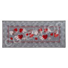 TAPPETO PASSATOIA TIROLESE POLIAMMIDE INGRESSO CUCINA CAMERA CUORE LANA 2