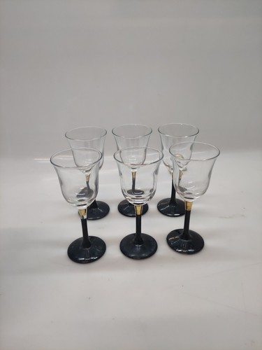 Set bicchierini calici vetro - set, 6