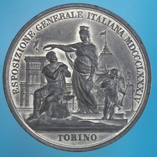 TORINO MEDAGLIA 1884