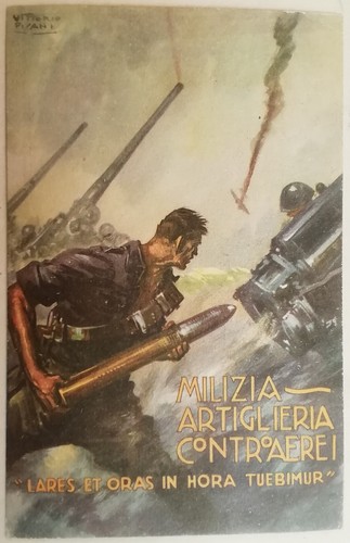 Cartolina milizia volontaria - cartolina,
