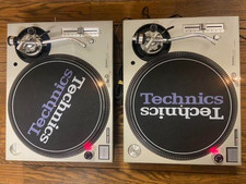Technics SL-1200 MK3D Silver coppia giradischi DJ a trazione diretta usati 100/110V