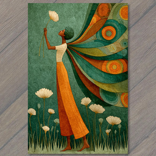 Cartolina ala farfalla - ala,
