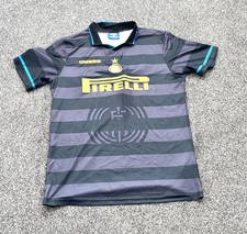 KIT TERZA MAGLIA INTER MILANO 1997/1998 RECOBA NUMERO 20 XXL VINTAGE UMBRO