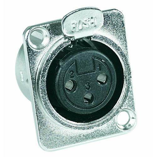 Presa pannello xlr in - da,