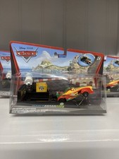 DISNEY PIXAR CARS 2 LANCIATORI PIT STOP RIP CLUTCHGONESKI LANCIO E GARA RARO HTF