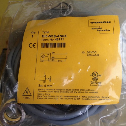 One new turck bi5 - turck, bi5-m18-an6x