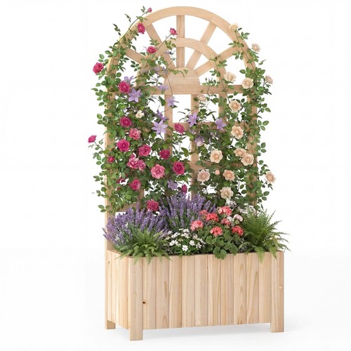 Letto giardino rialzato - letto,