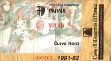 biglietto stadio PARMA - MILAN