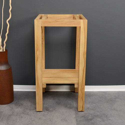 Base lavabo legno - base,