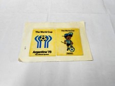 ARGENTINA 78 mondiale calcio adesivi simbolo e mascotte guerin sportivo