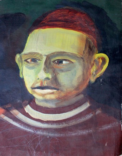 Dipinto ritratto uomo olio - dipinto,