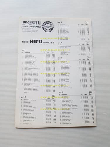 Ancillotti motore hiro 125 - ancillotti,