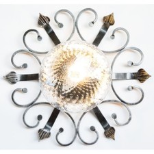 WROUGHT IRON CEILING LIGHT