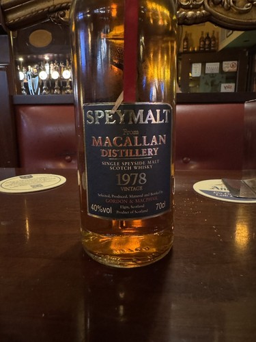 Whisky macallan 1978 spey - 1978, malt