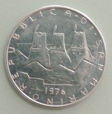 100 LIRE - REPUBBLICA DI SAN MARINO - 1976