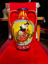 Bummulu (o quatrara) in terracotta dipinta a mano - ceramica di Agrigento