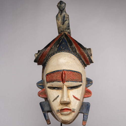 1045 maschera kulango con base - kulango,