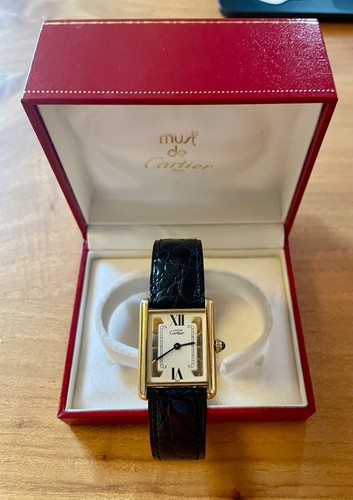 Cartier tank vermeil - tank,