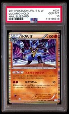 PSA 10 Lucario Holo 034