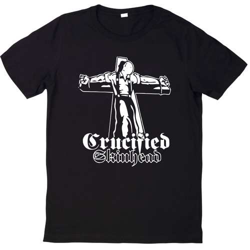 Crucified skinhead shirt oi - t-shirt,