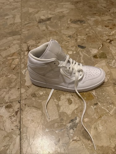 Nike air jordan mid white - air,