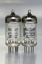 2x NOS Mullard M8137 Valvole