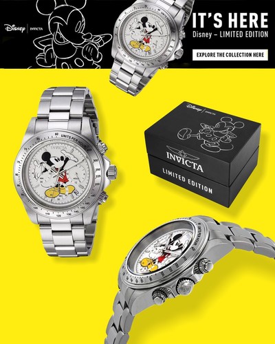 Orologio disney invicta - disney,