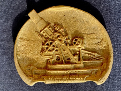 Placca bronzo cannone skoda - in,