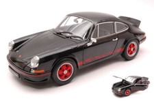 Welly PORSCHE 911 CARRERA RS 1973 BLACK/RED 1:18