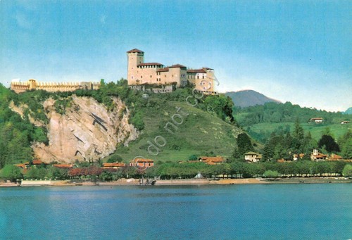 Cartolina angera lago - lago, maggiore
