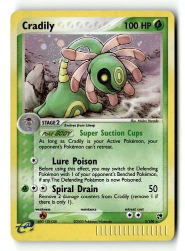 Pokemon card cradily - pokemon,