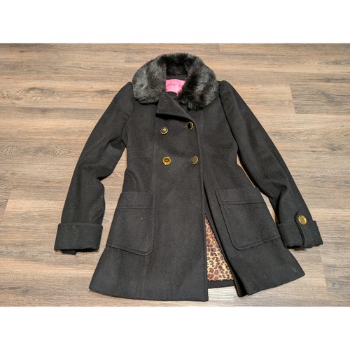 Cappotto betsey johnson nero - cappotto,