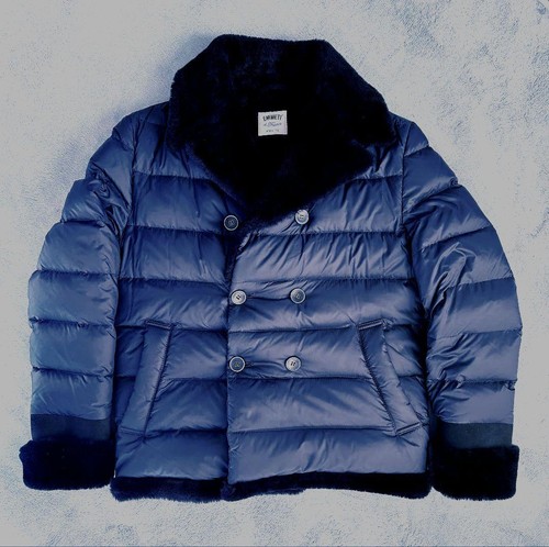 Giacca blu pelle emmeti - blu,